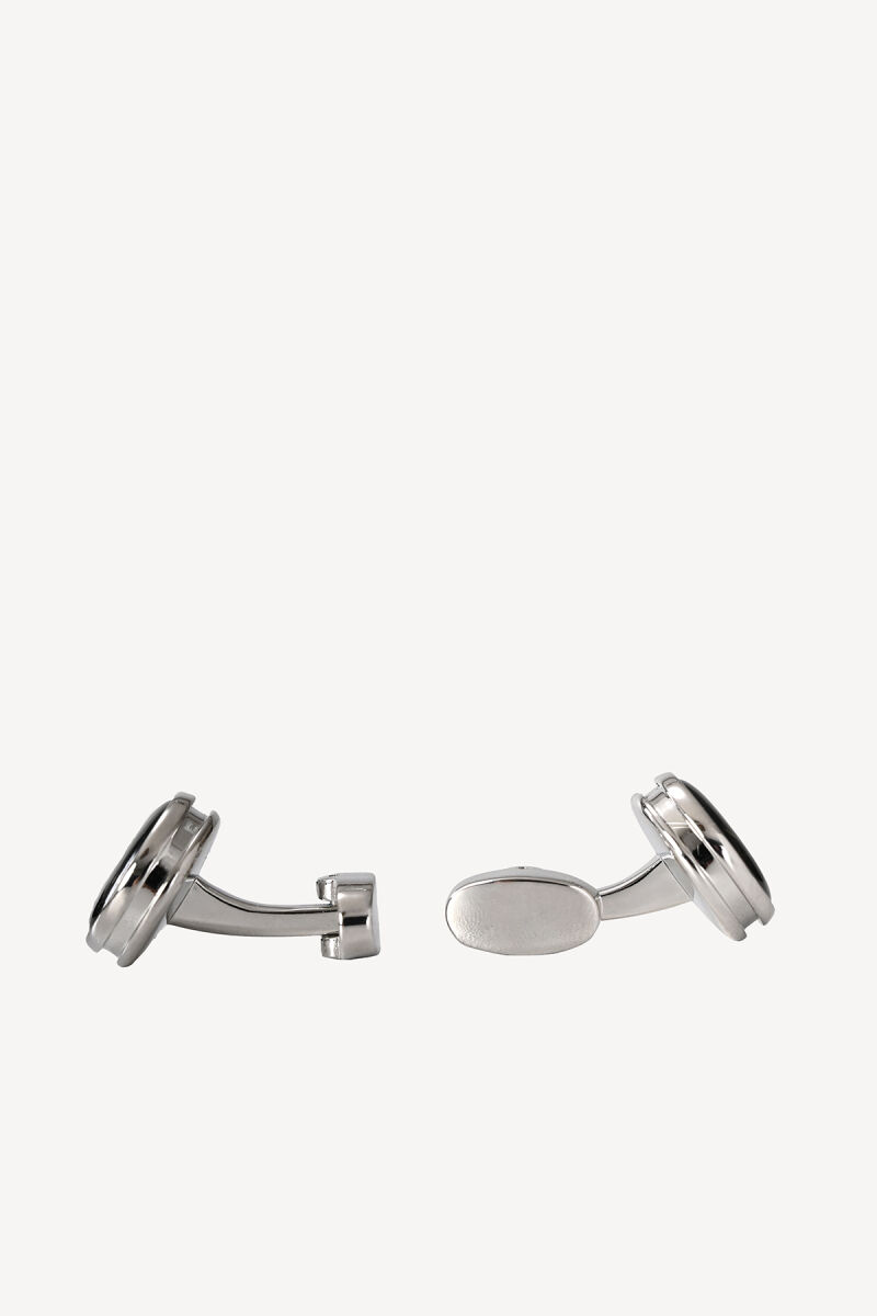 Erkek Siyah Osmanlı Tuğralı Kol Düğmesi - 2