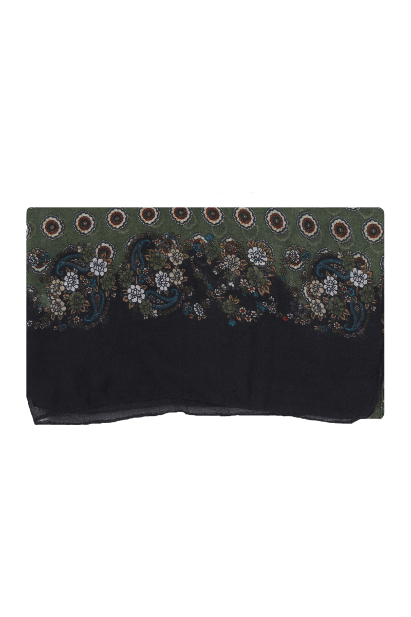 Erkek Yeşil Desenli Kaşkol - 4