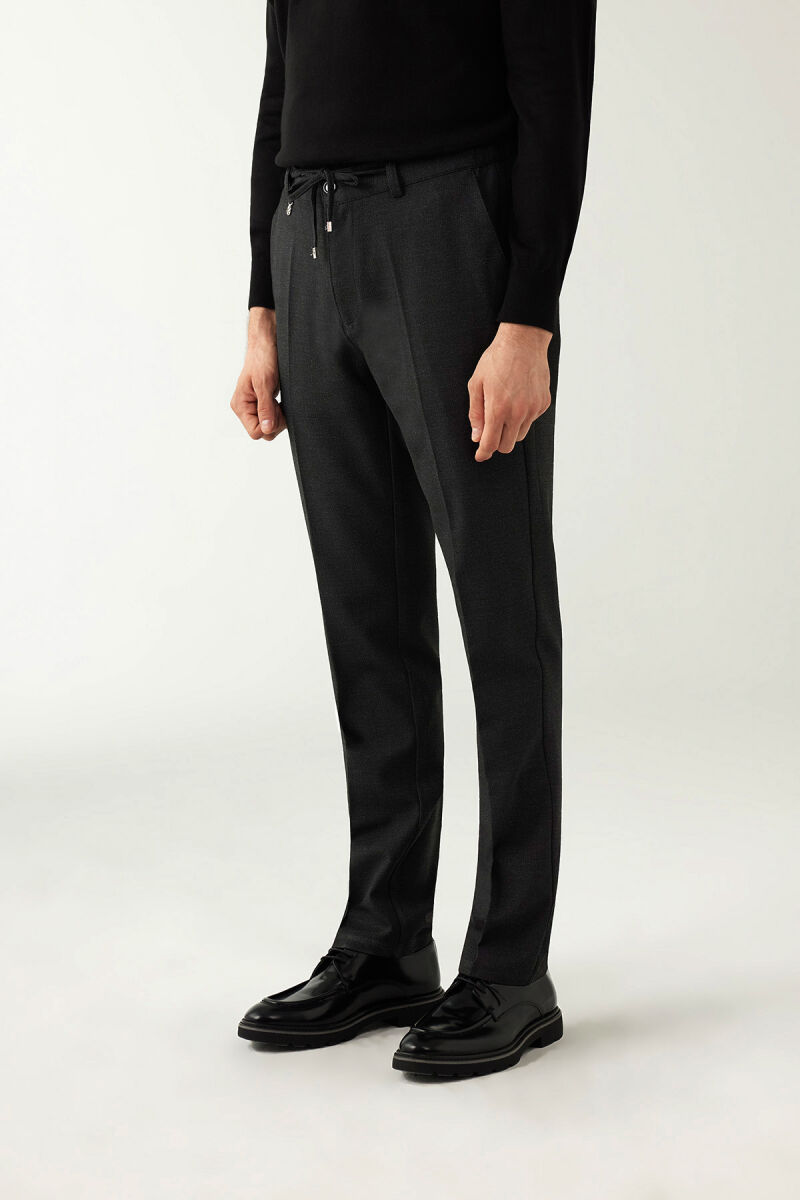 Erkek Antrasit Jogger Pantolon - 6