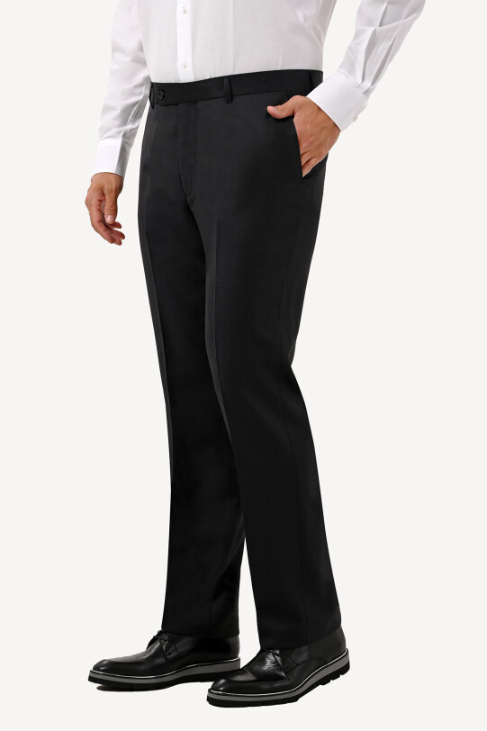 Erkek Antrasit Regular Fit Kumaş Pantolon