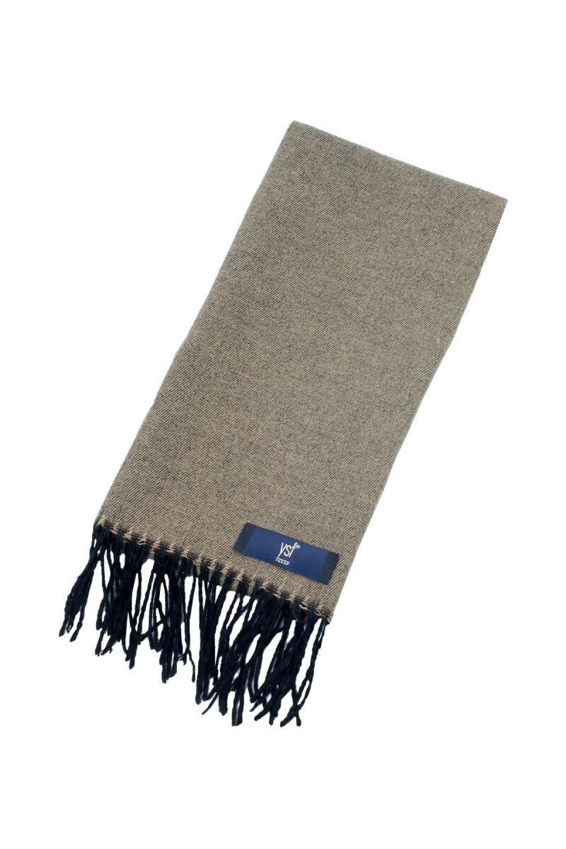 Erkek Bej Düz Kaşkol - 1