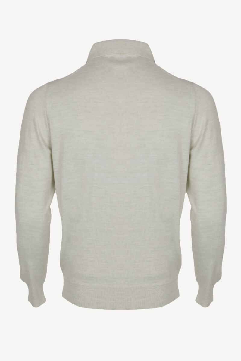 Erkek Bej Polo Yaka Klasik Triko - 2