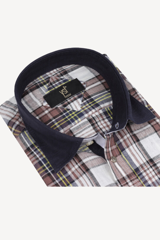 Erkek Beyaz Kısa Kol Spor Gömlek