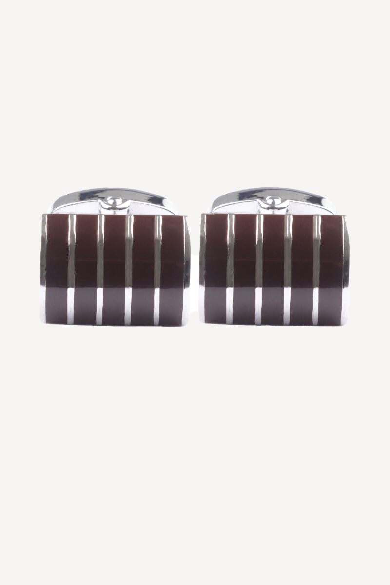 Erkek Bordo Metal Kol Düğmesi - 1