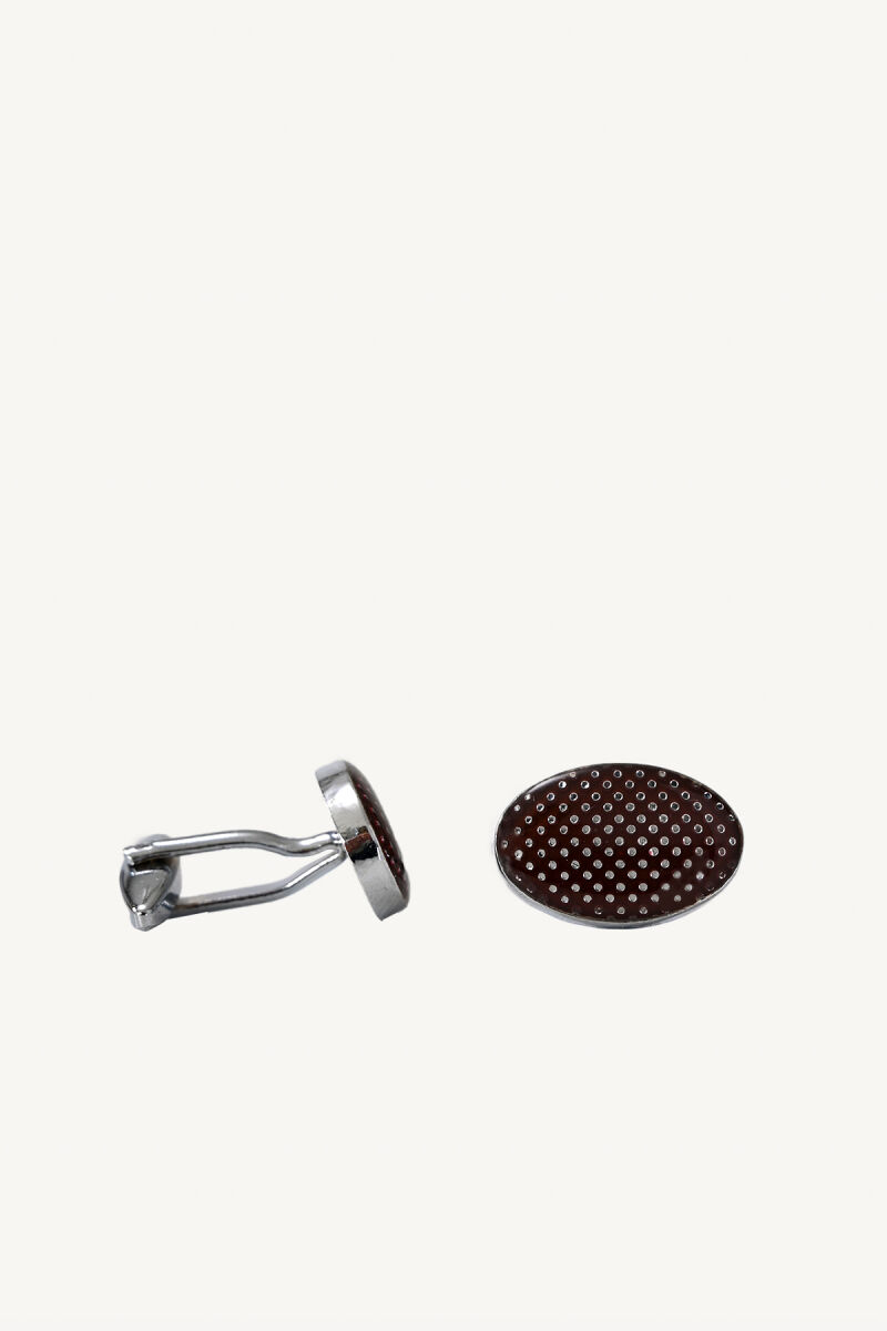 Erkek Bordo Kol Düğmesi - 2