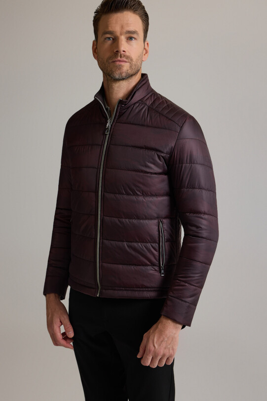 Erkek Bordo Regular Fit Kaban