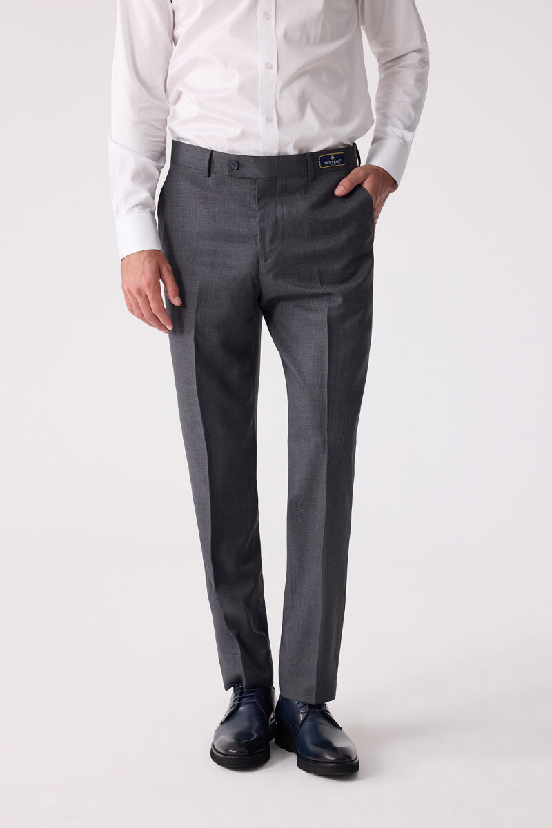 Erkek Füme Klasik Kumaş Pantolon - 1