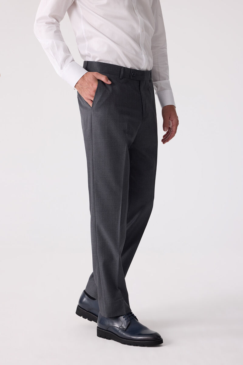 Erkek Füme Klasik Kumaş Pantolon - 4