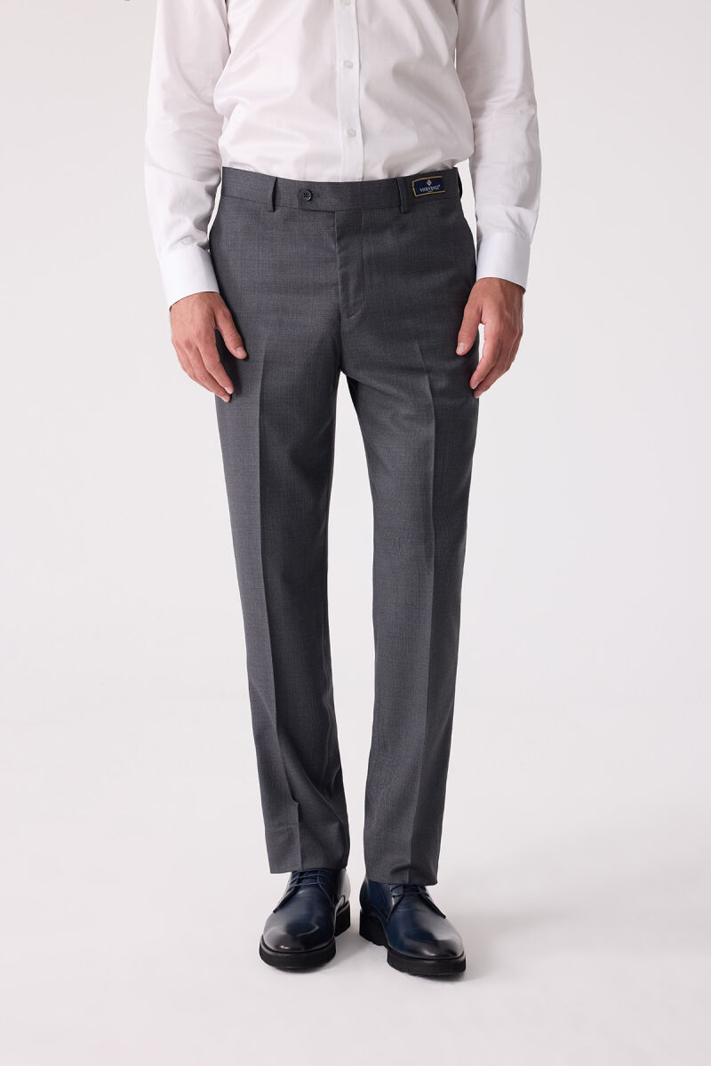 Erkek Füme Klasik Kumaş Pantolon - 6