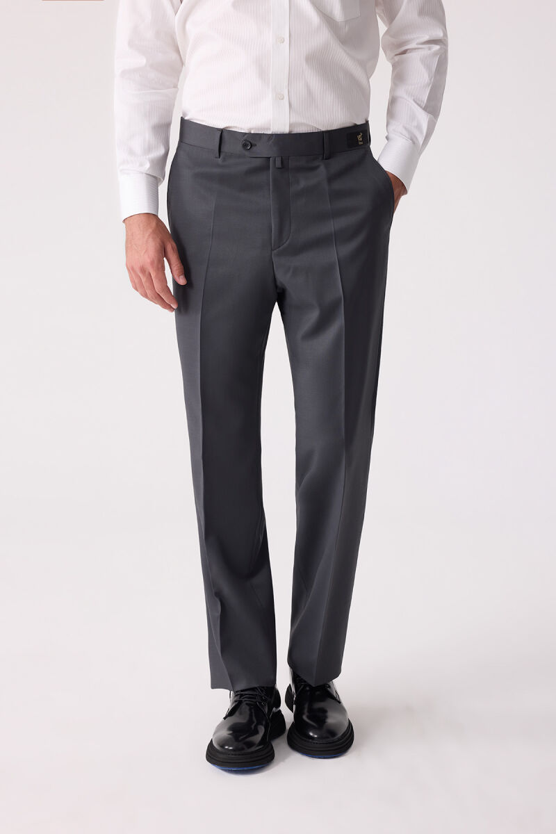 Erkek Füme Klasik Kumaş Pantolon - 1