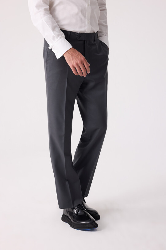 Erkek Füme Klasik Kumaş Pantolon