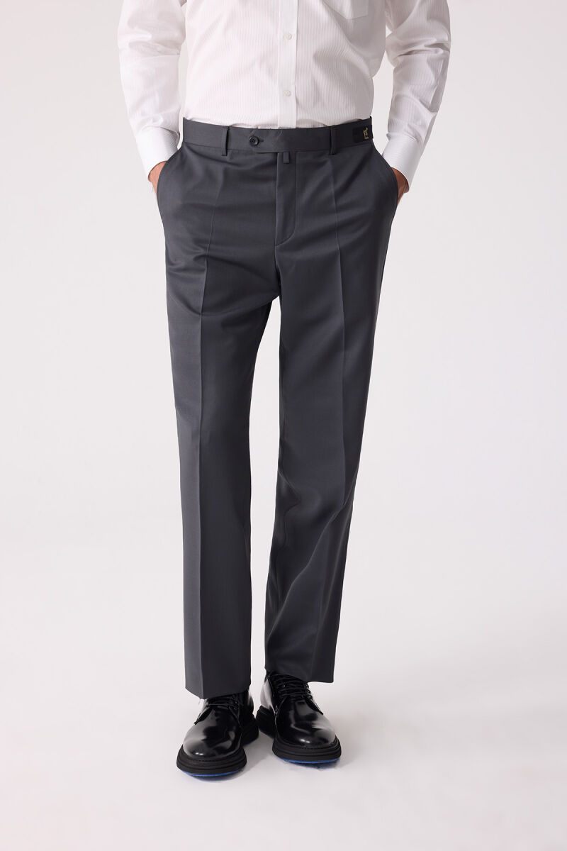 Erkek Füme Klasik Kumaş Pantolon - 6