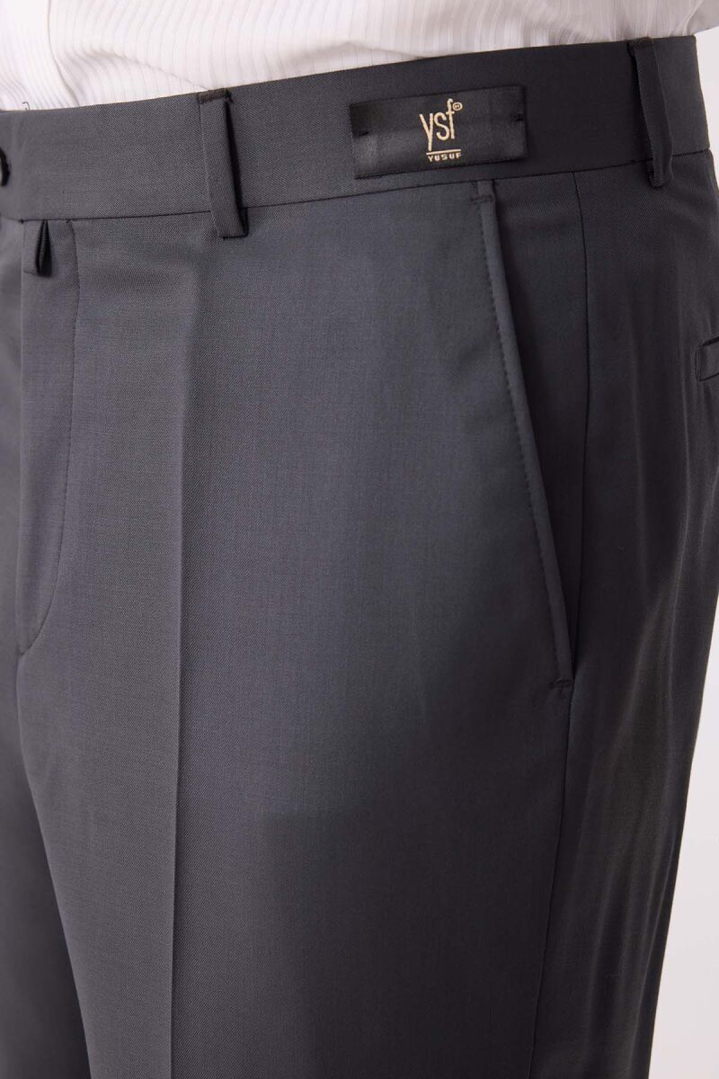 Erkek Füme Klasik Kumaş Pantolon - 7