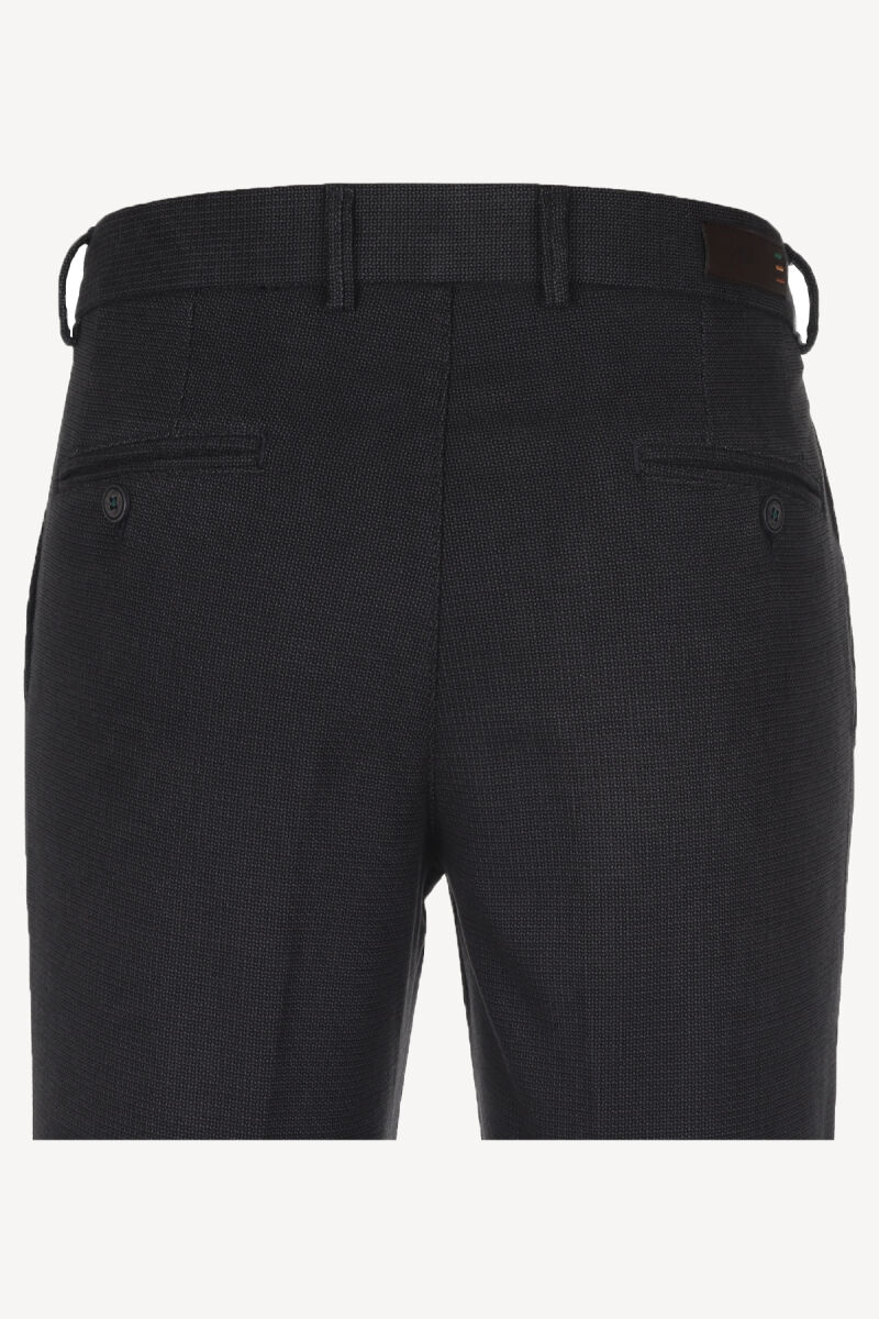 Erkek Füme Regular Fit Kanvas Pantolon - 3