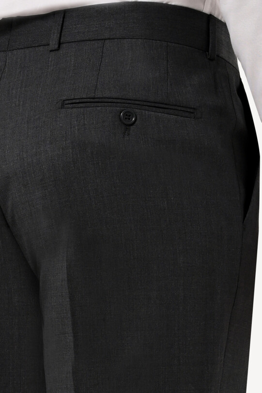 Erkek Füme Regular Fit Pantolon Kumaş