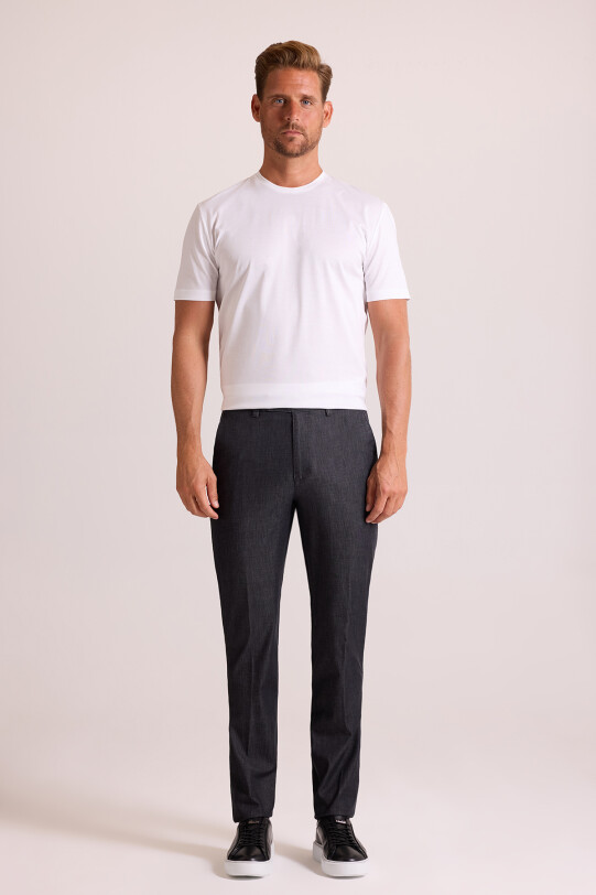 Erkek Füme Yan Cep Yazlık Kot Pantolon