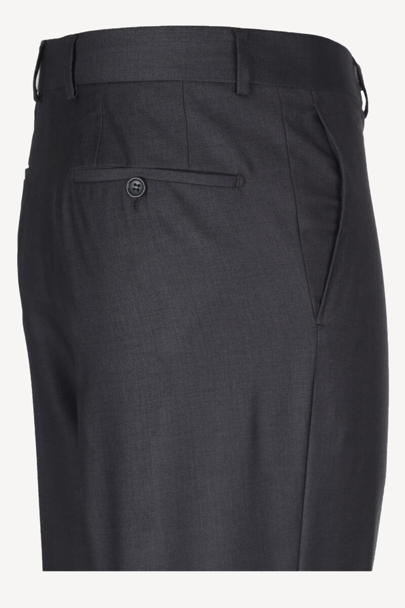 Erkek Füme Yün Klasik Kumaş Pantolon - 2