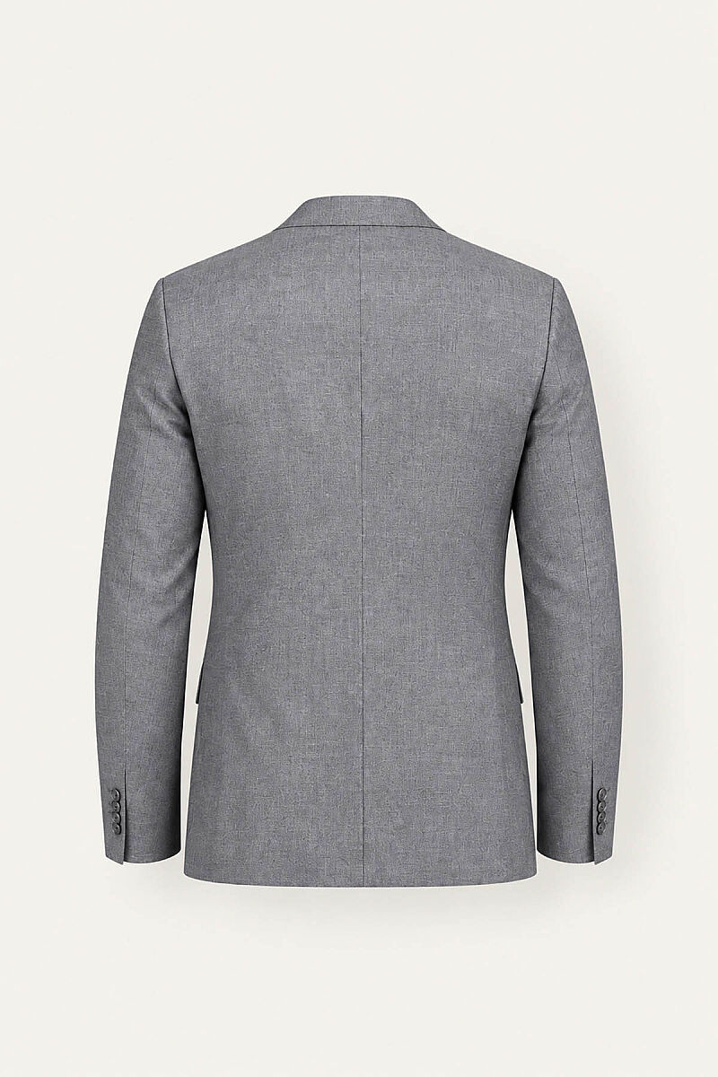 Erkek Gri Regular Fit Takım Elbise - 11