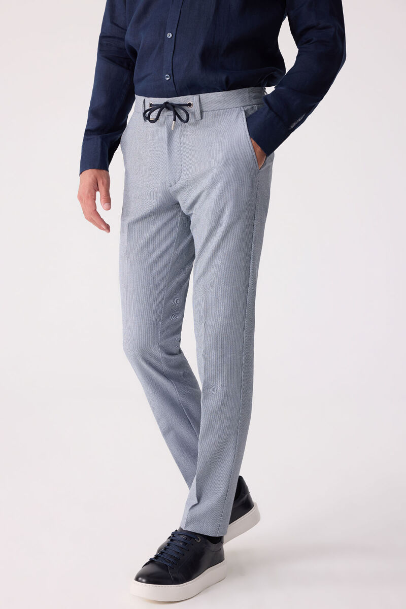 Erkek Gri Yazlık Jogger Pantolon - 2