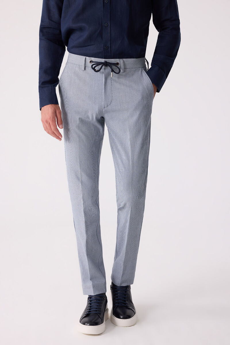 Erkek Gri Yazlık Jogger Pantolon - 5