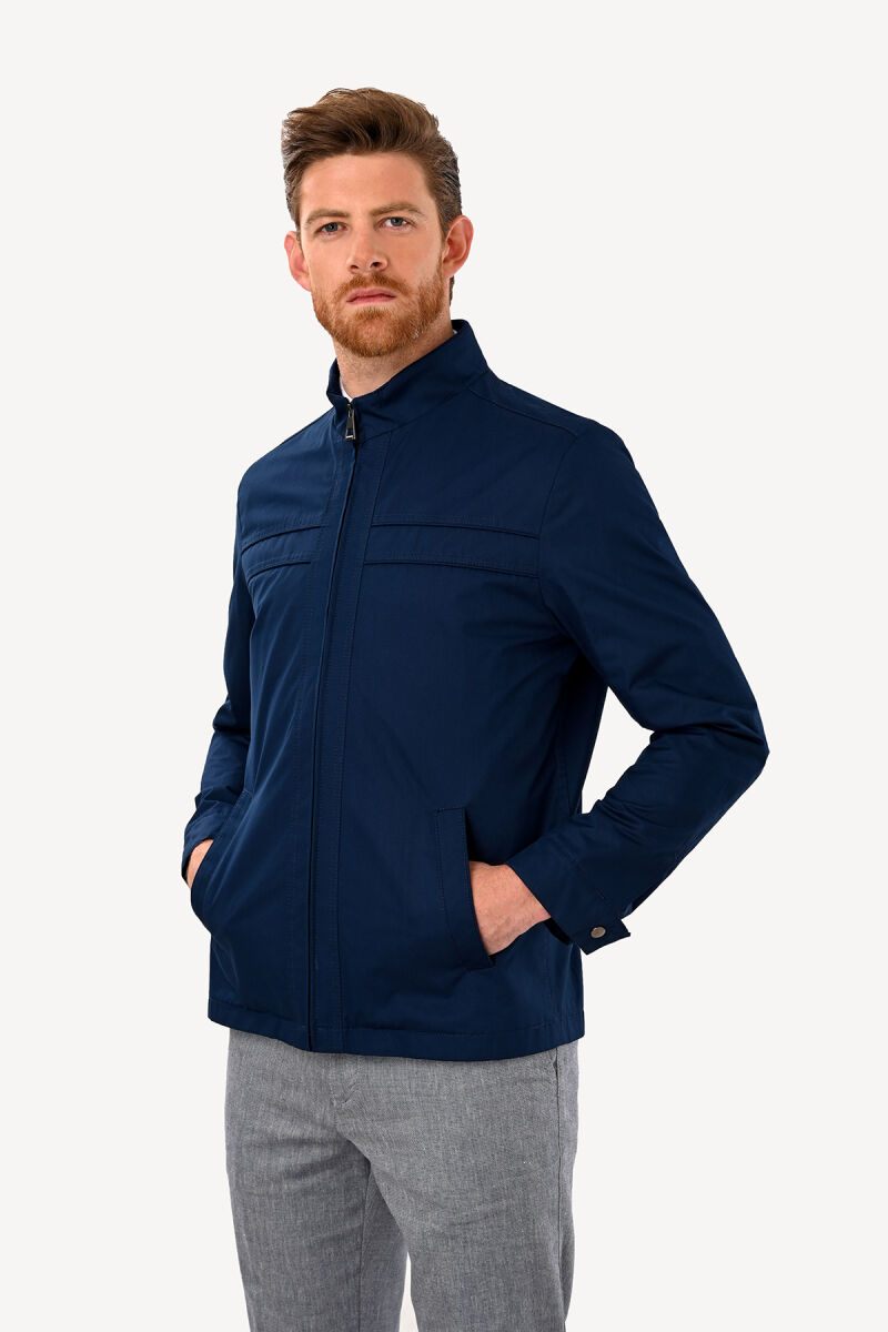 Erkek İndigo Mavi Yazlık Spor Mont - 3