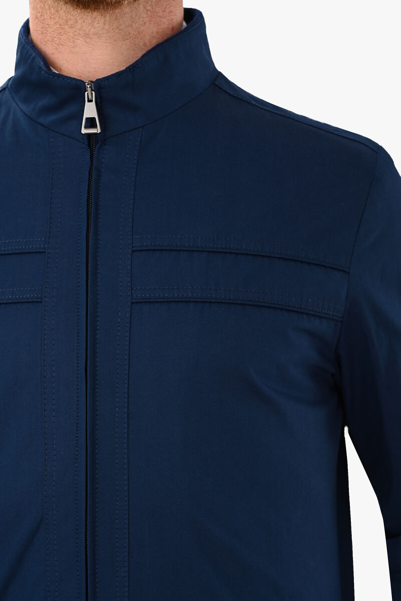 Erkek İndigo Mavi Yazlık Spor Mont - 4