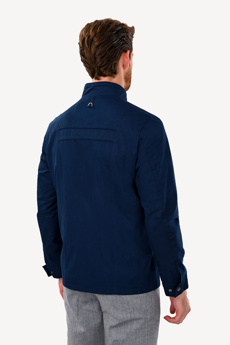 Erkek İndigo Mavi Yazlık Spor Mont - 5