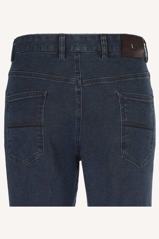 Erkek Koyu Mavi Kot Regular Fit Pantolon