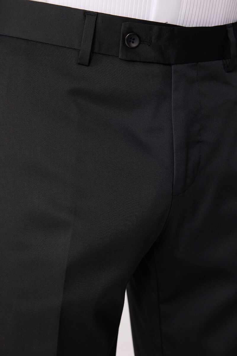 Erkek Krem Slim Fit Şal Yaka Damatlık - 10