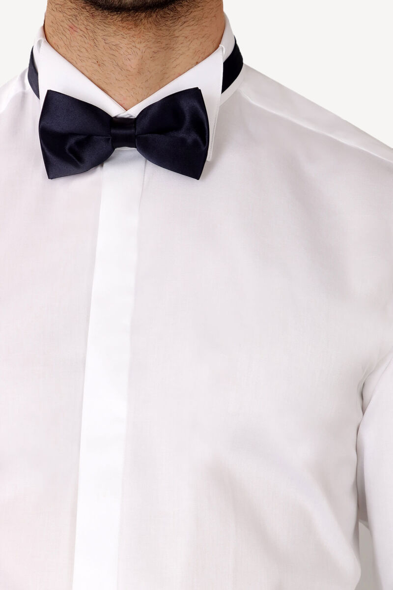 Erkek Lacivert Damatlık Kuşak Takım - 3