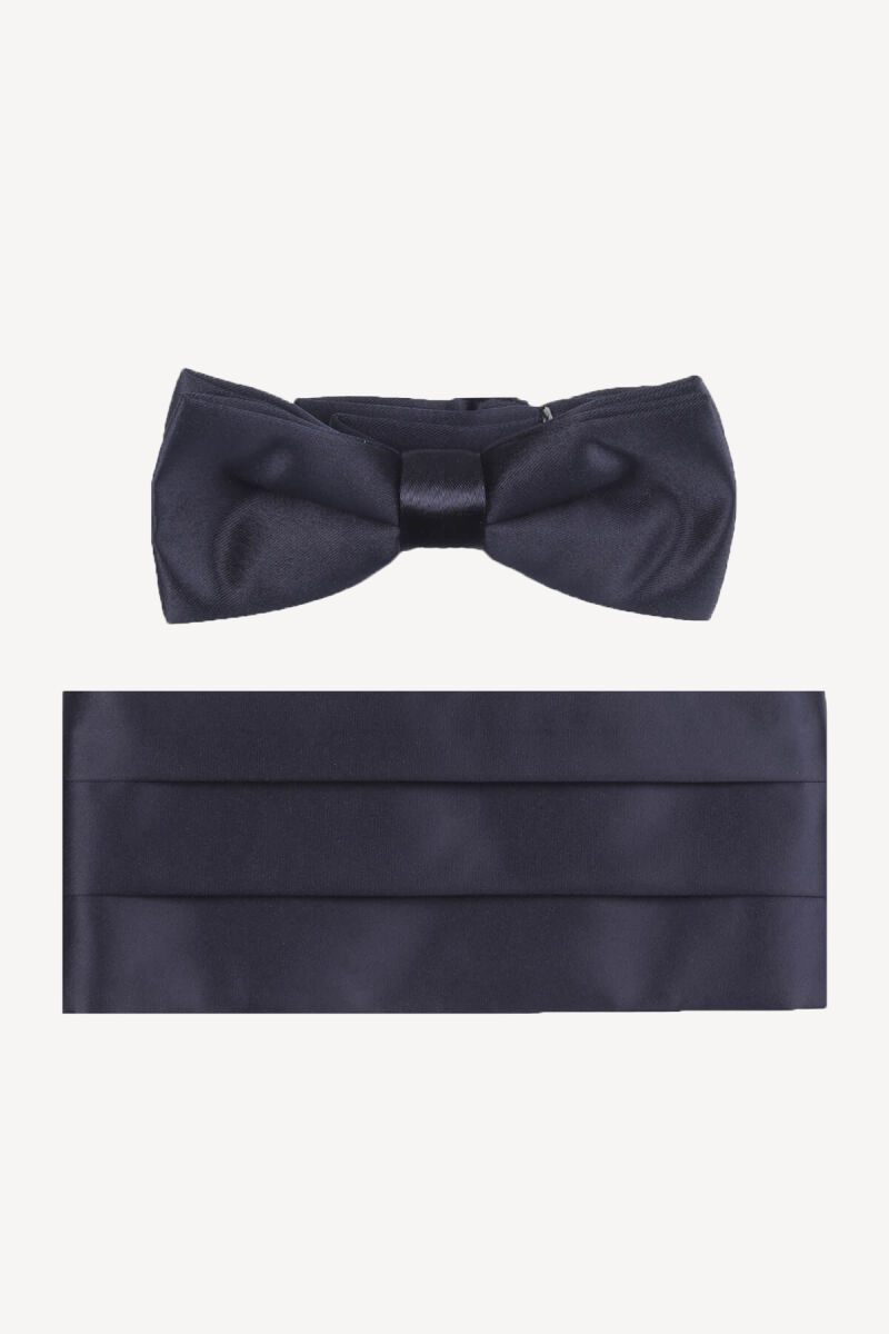 Erkek Lacivert Damatlık Kuşak Takım - 4