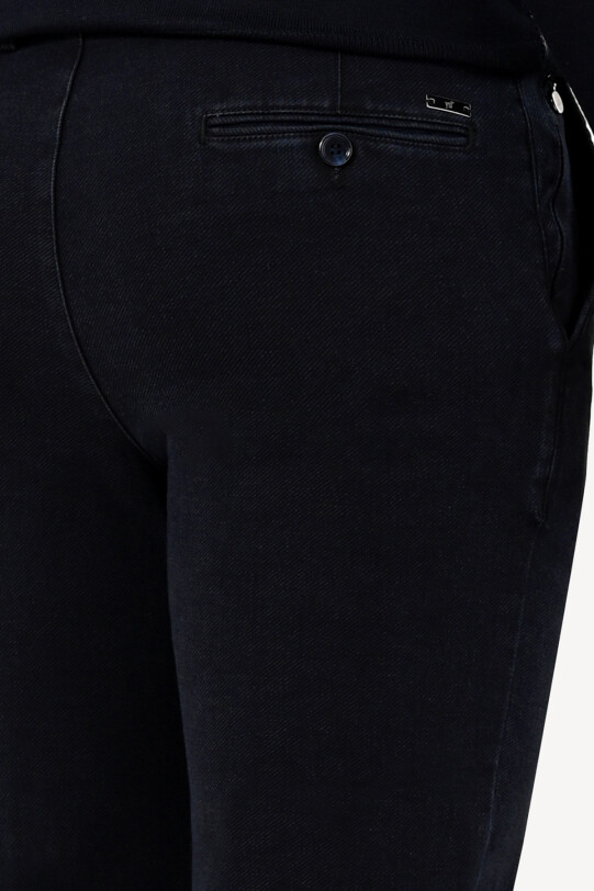 Erkek Lacivert Dıogonal Kot Pantolon