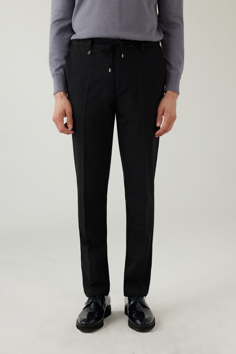 Erkek Lacivert Jogger Pantolon - 1