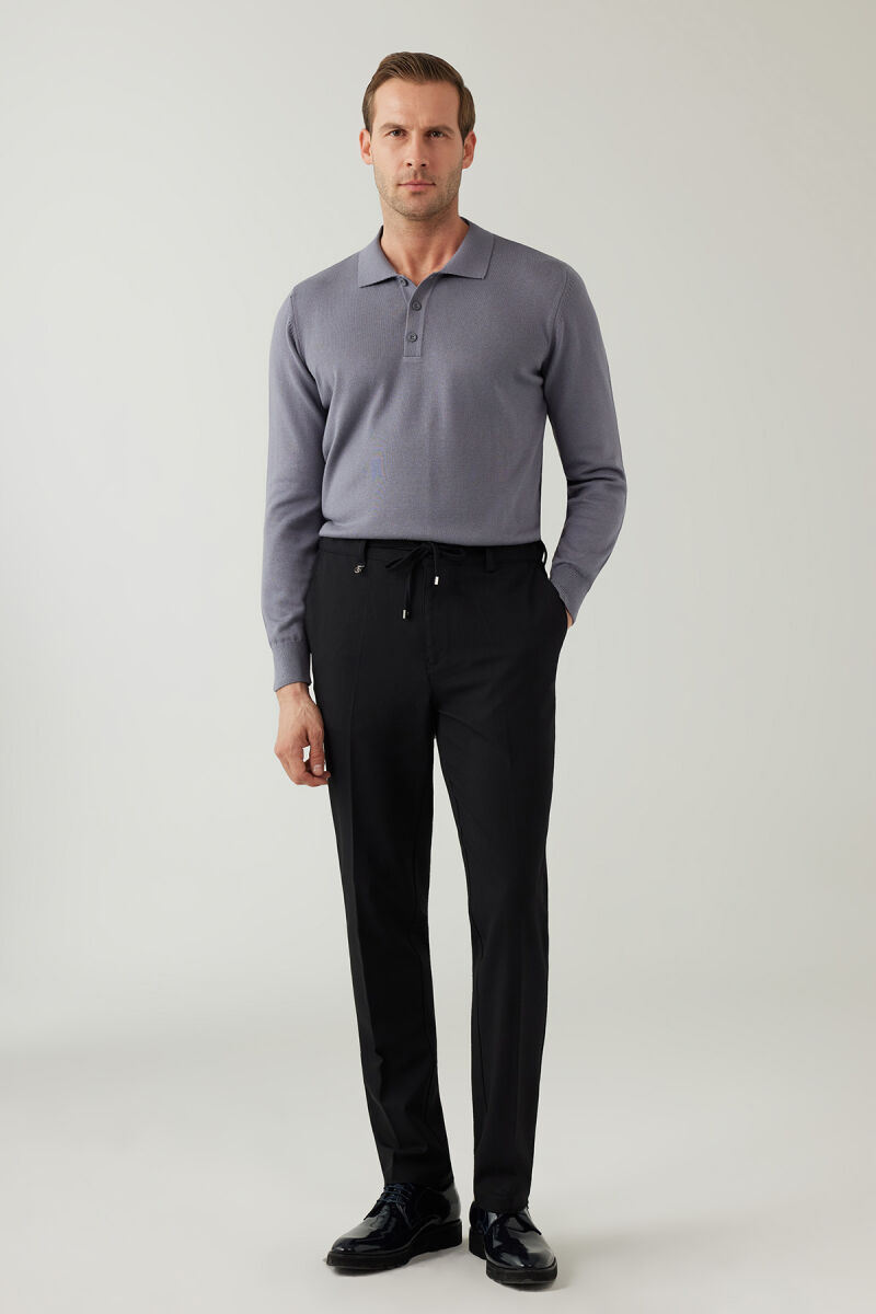 Erkek Lacivert Jogger Pantolon - 4