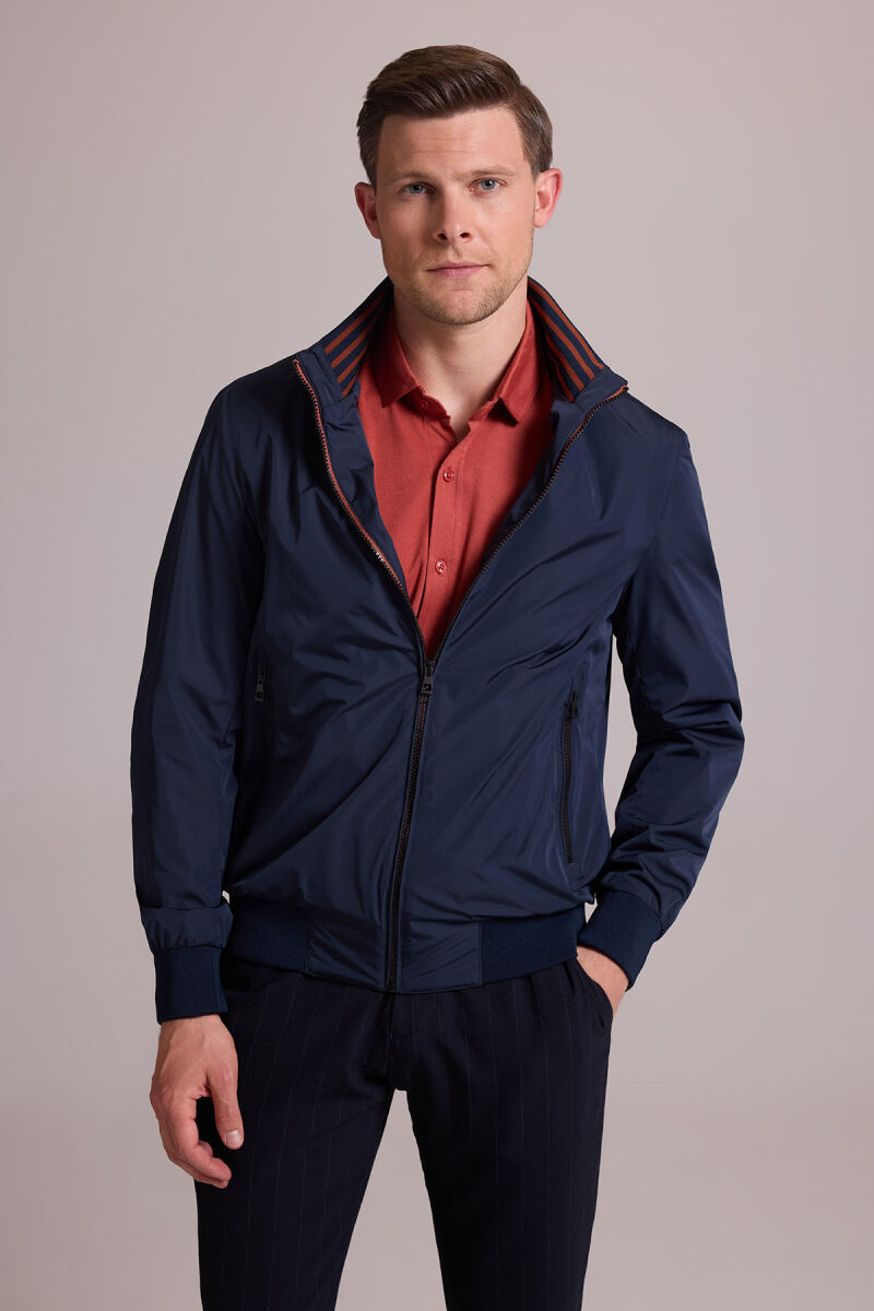 Erkek Lacivert Mont Yazlık Spor Altı Lastikli - 1