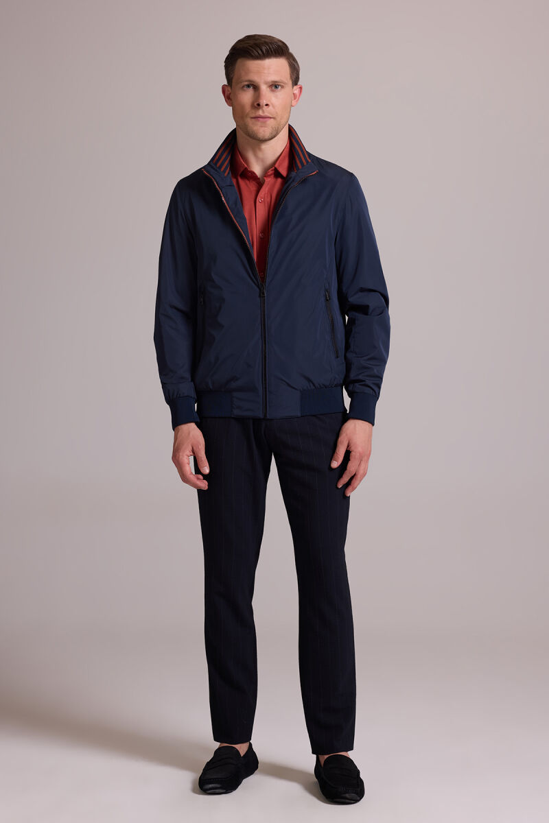 Erkek Lacivert Mont Yazlık Spor Altı Lastikli - 8