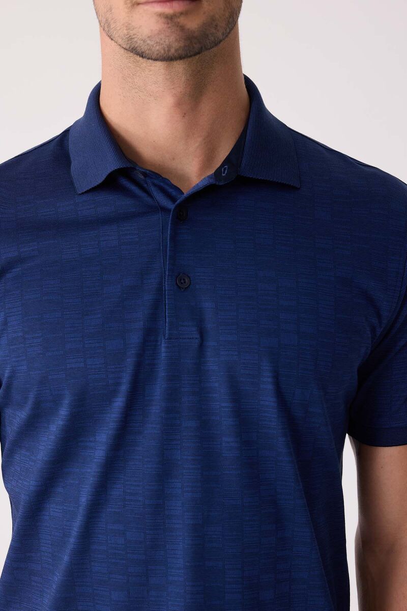 Erkek Lacivert Regular Fit Merserize Polo Yaka Tişört - 7