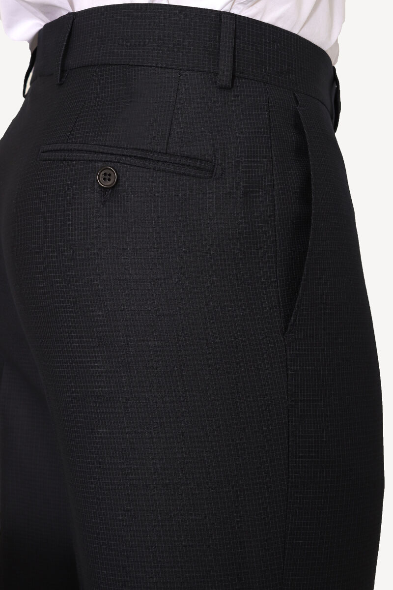 Erkek Lacivert Regular Fit Takım Elbise - 6