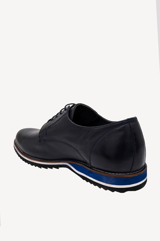 Erkek Lacivert Bağcıklı Casual Ayakkabı