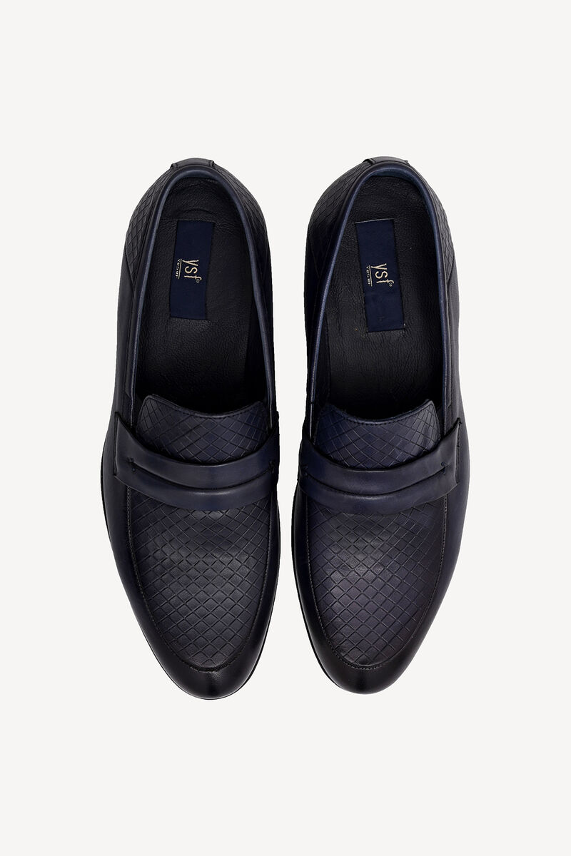 Erkek Lacivert Klasik Loafer Ayakkabı - 3