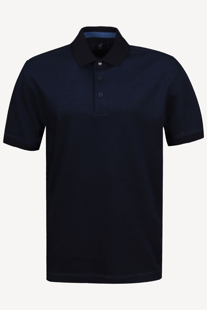 Erkek Lacivert Regular Fit Polo Yaka Tshirt - 1