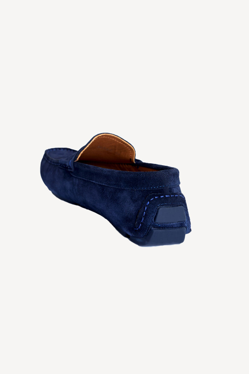 Erkek Lacivert Süet Casual Ayakkabı - 3
