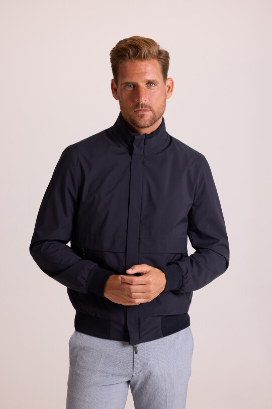 Erkek Lacivert Yazlık Spor Mont