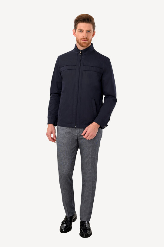 Erkek Lacivert Yazlık Spor Mont - YSF