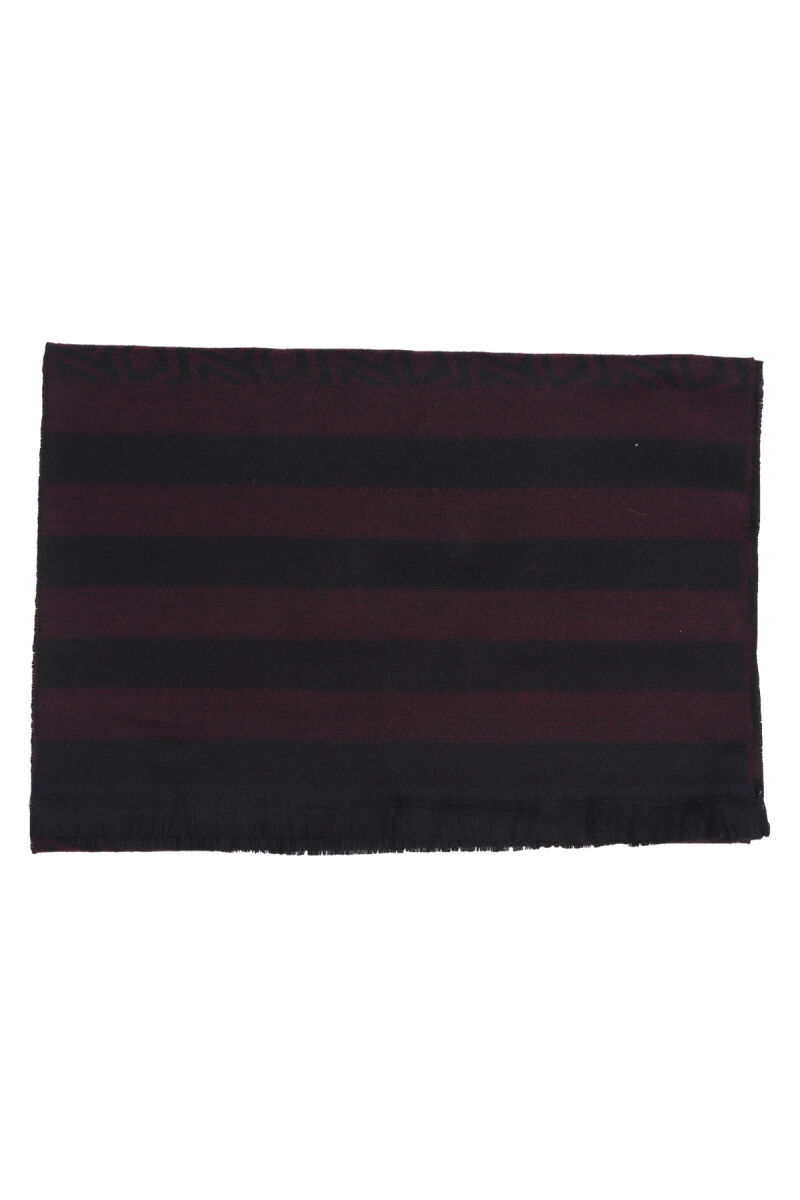 Erkek Mürdüm Desenli Kaşkol - 2