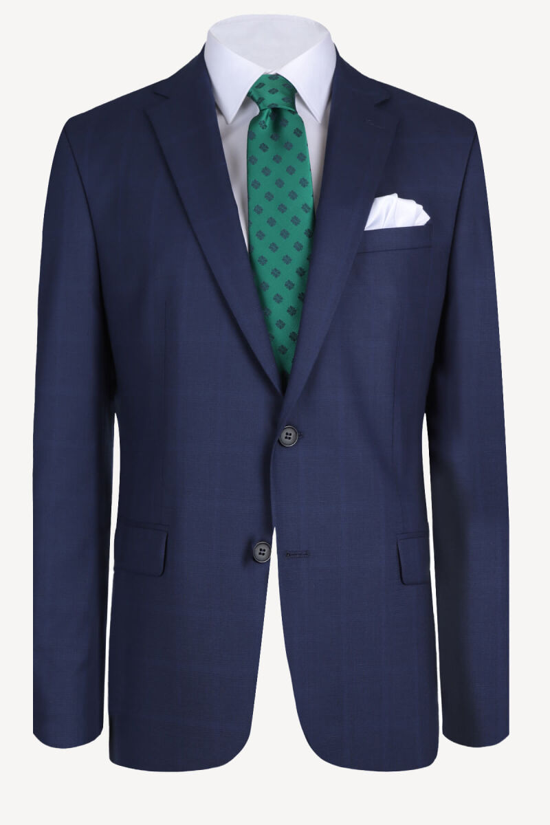 Erkek Parlament Ekose Regular Fit Takım Elbise - 2