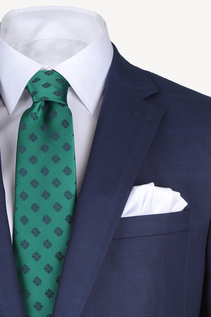 Erkek Parlament Ekose Regular Fit Takım Elbise - 3