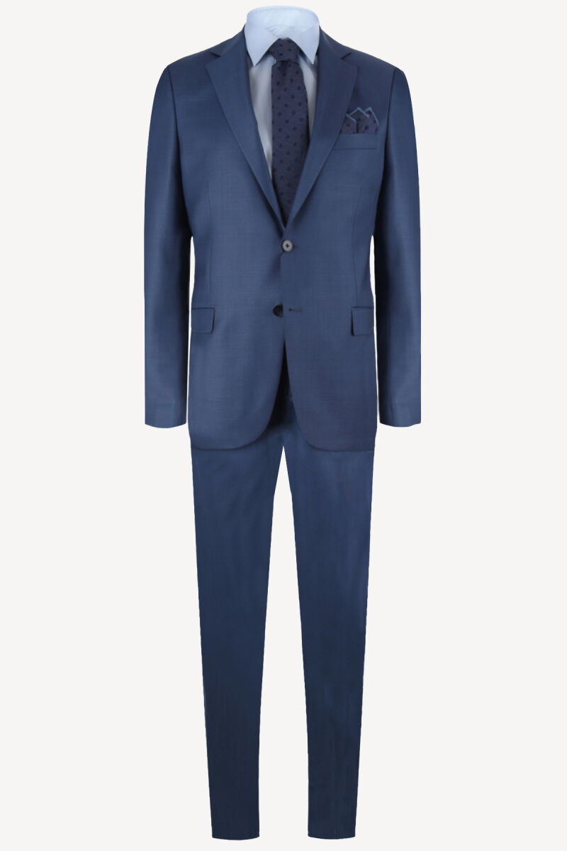 Erkek Parlament Regular Fit Kruvaze Takım Elbise - 1