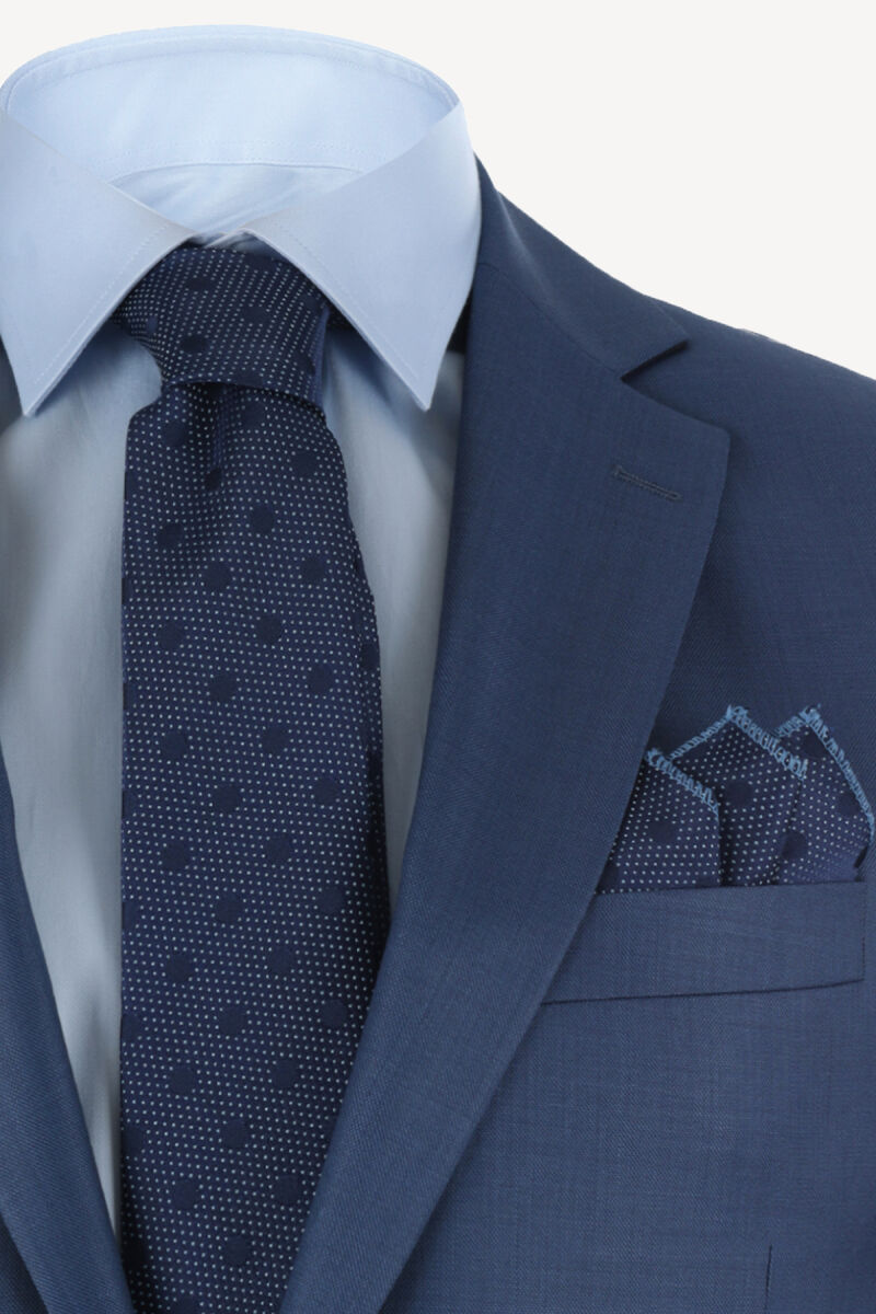Erkek Parlament Regular Fit Kruvaze Takım Elbise - 3