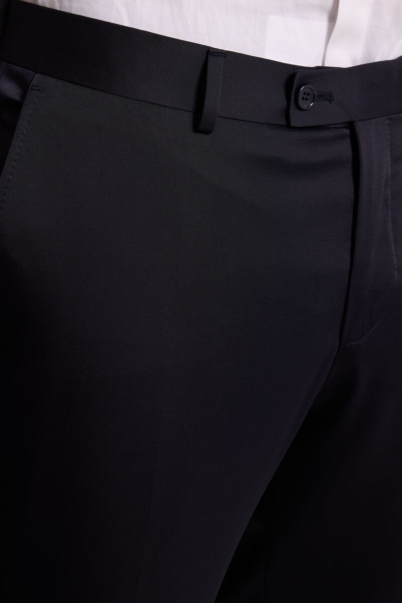 Erkek Parlament Slim Fit Şal Yaka Yelekli Damatlık - 7